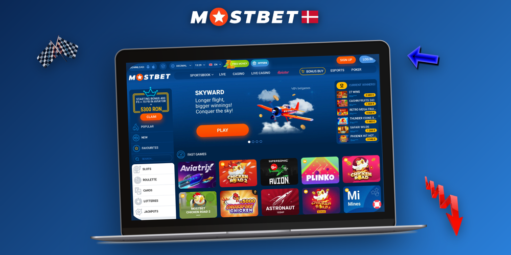 Mostbet download til pc vist som tre installationstrin fra download til log ind